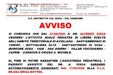Comunicazione di Cessazione Pediatra